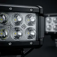 Phares LED additionnels 20w 95mm rectangulaire 1900 lumens - contenu du colis livraison France